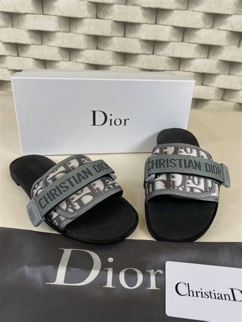 fluffy dior slippers|dior slippers.